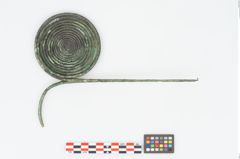 Etikett zu Bronzedoppelspiralnadel (NHMW-PRAE-035769)